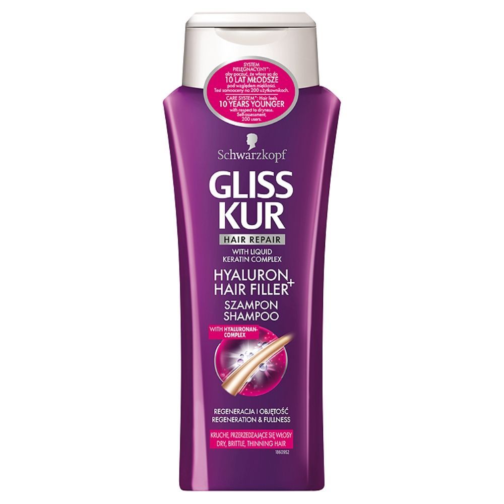 Gliss Kur Hyaluron + Hair Filler Szampon 400 ml