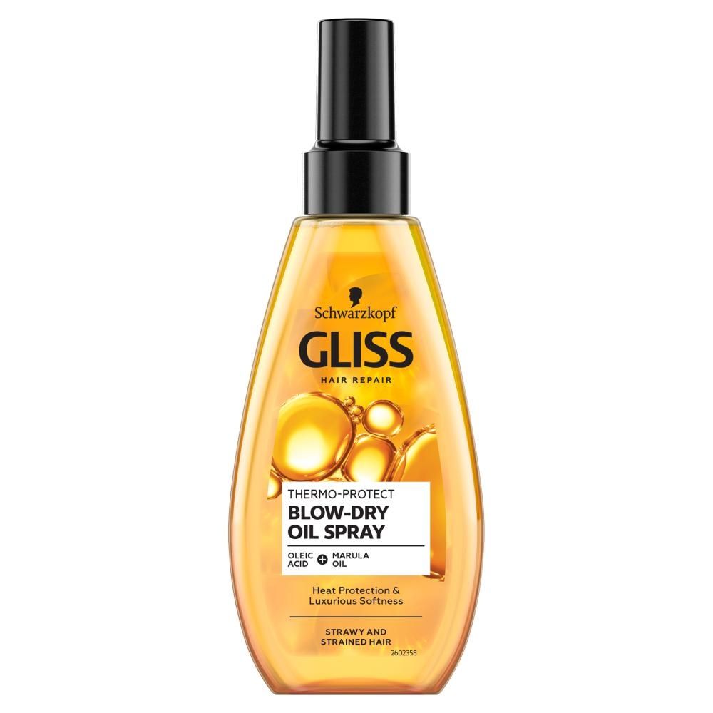 Gliss Thermo-Protect Blow-Dry Oil Termoochronny olejek do włosów przesuszonych 150 ml