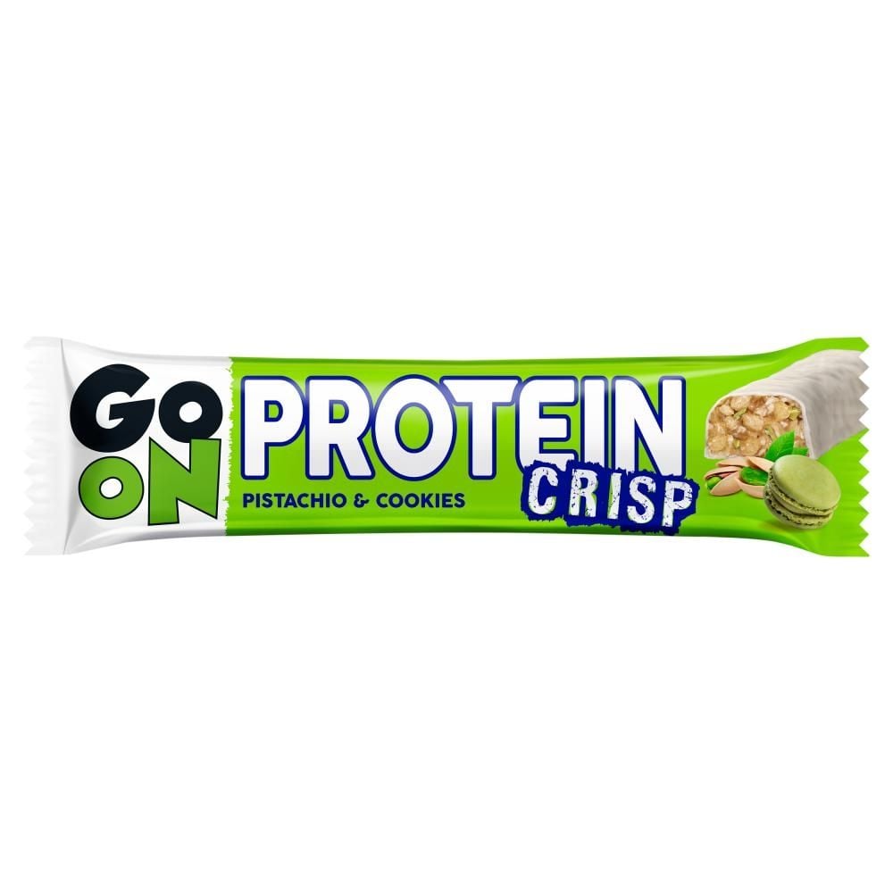 Go On Protein Crisp Baton białkowy z ciasteczkami i pistacjami w polewie 45 g