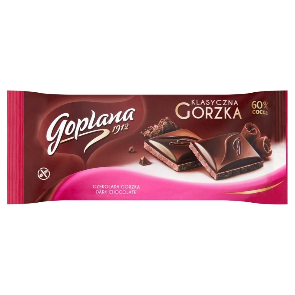 Goplana 60% Cocoa Klasyczna gorzka Czekolada 90 g