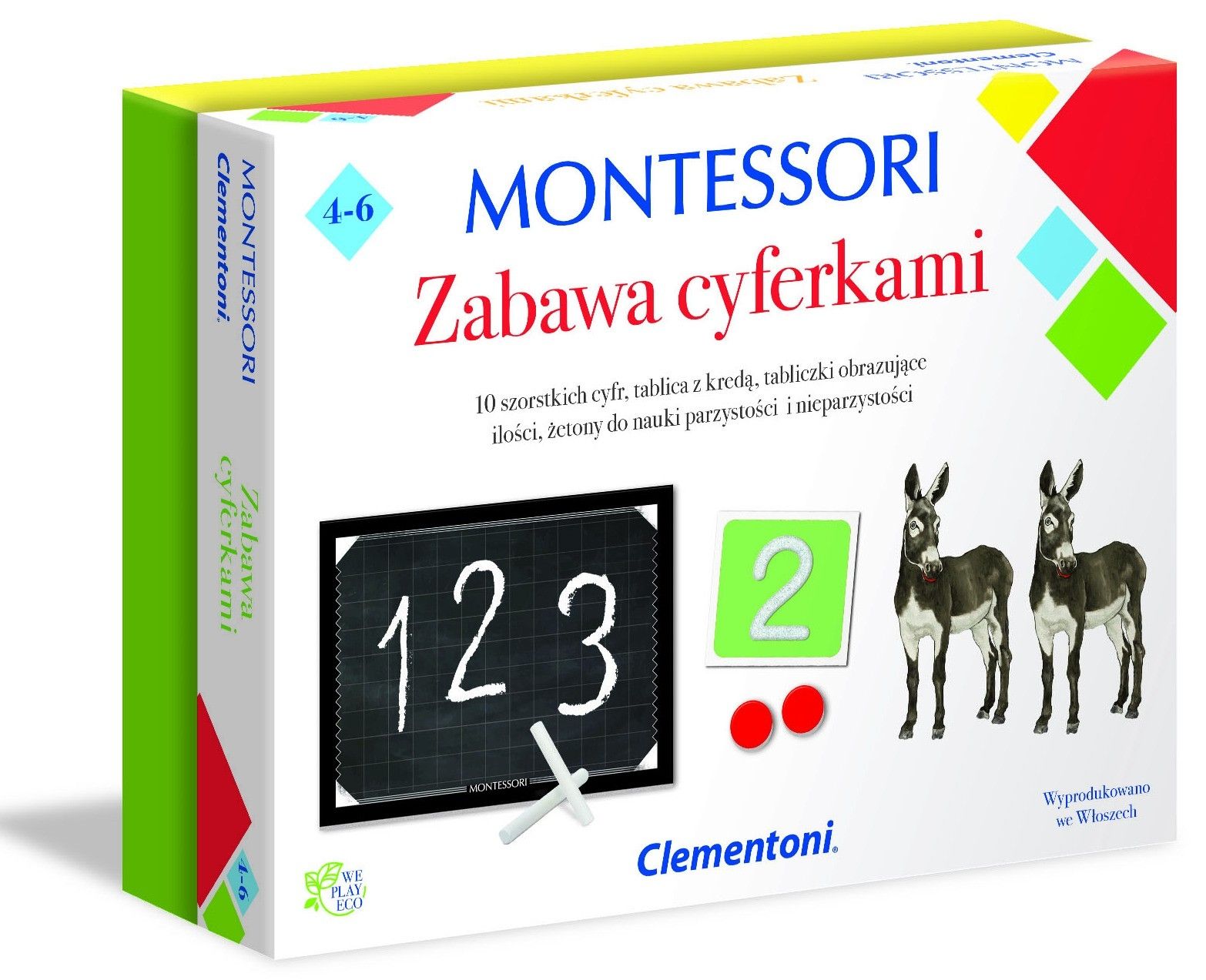 Gra CLEMENTONI Montessori Cyferki