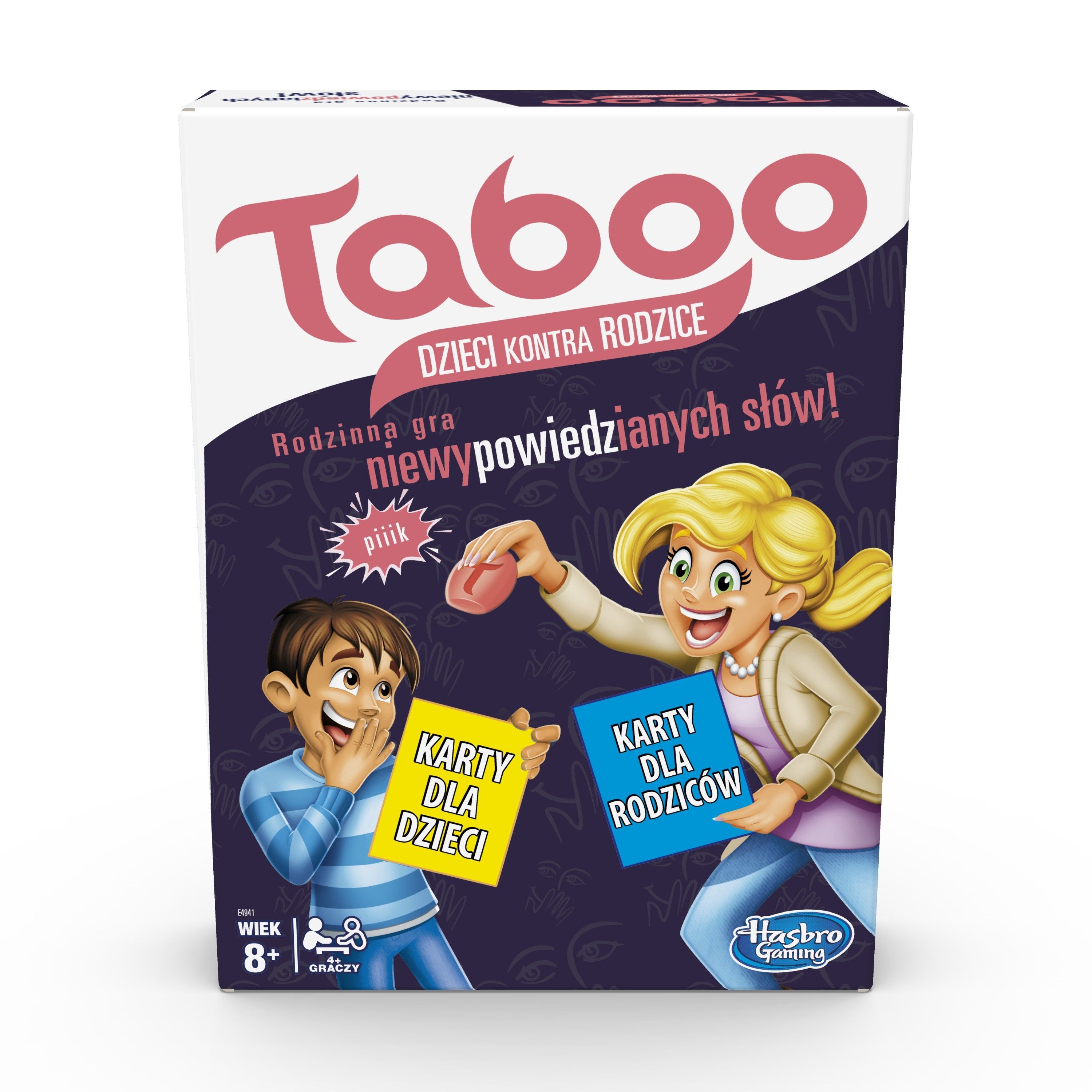 Gra hasbro taboo dzieci kontra rodzice e4941