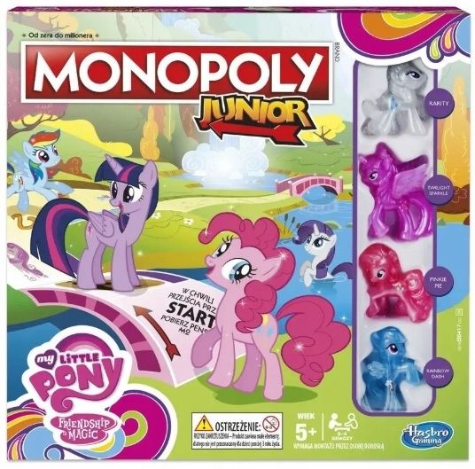 Gra monopoly junior - my little pony