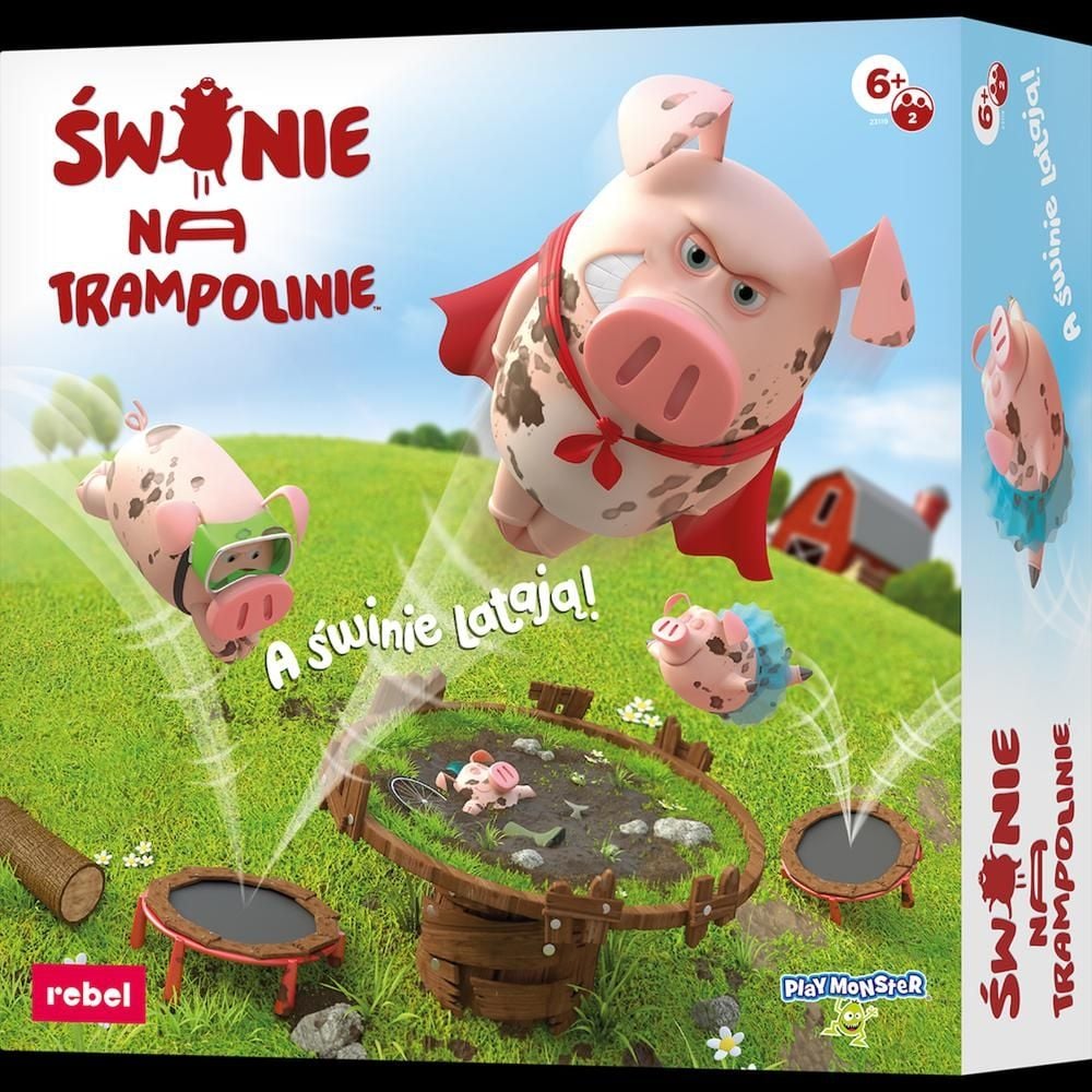 Gra Świnie na Trampolinie