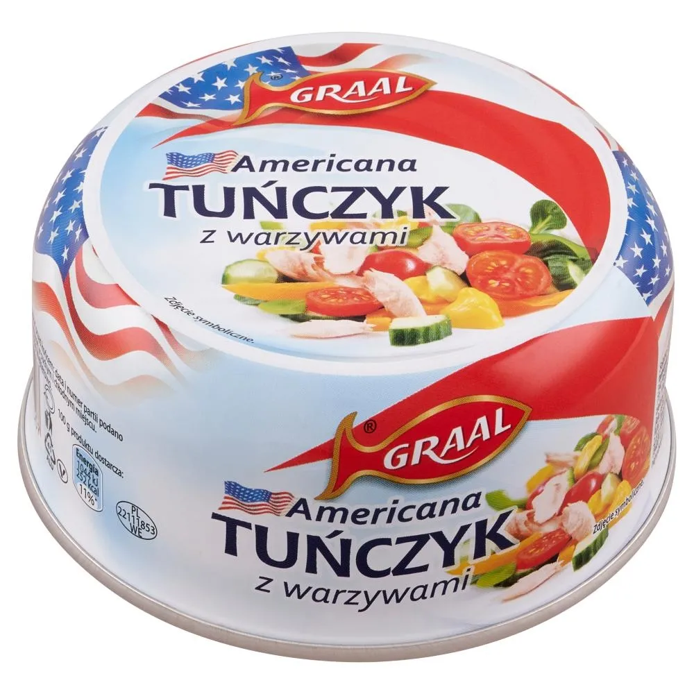 Graal Americana Tuńczyk z warzywami 280 g