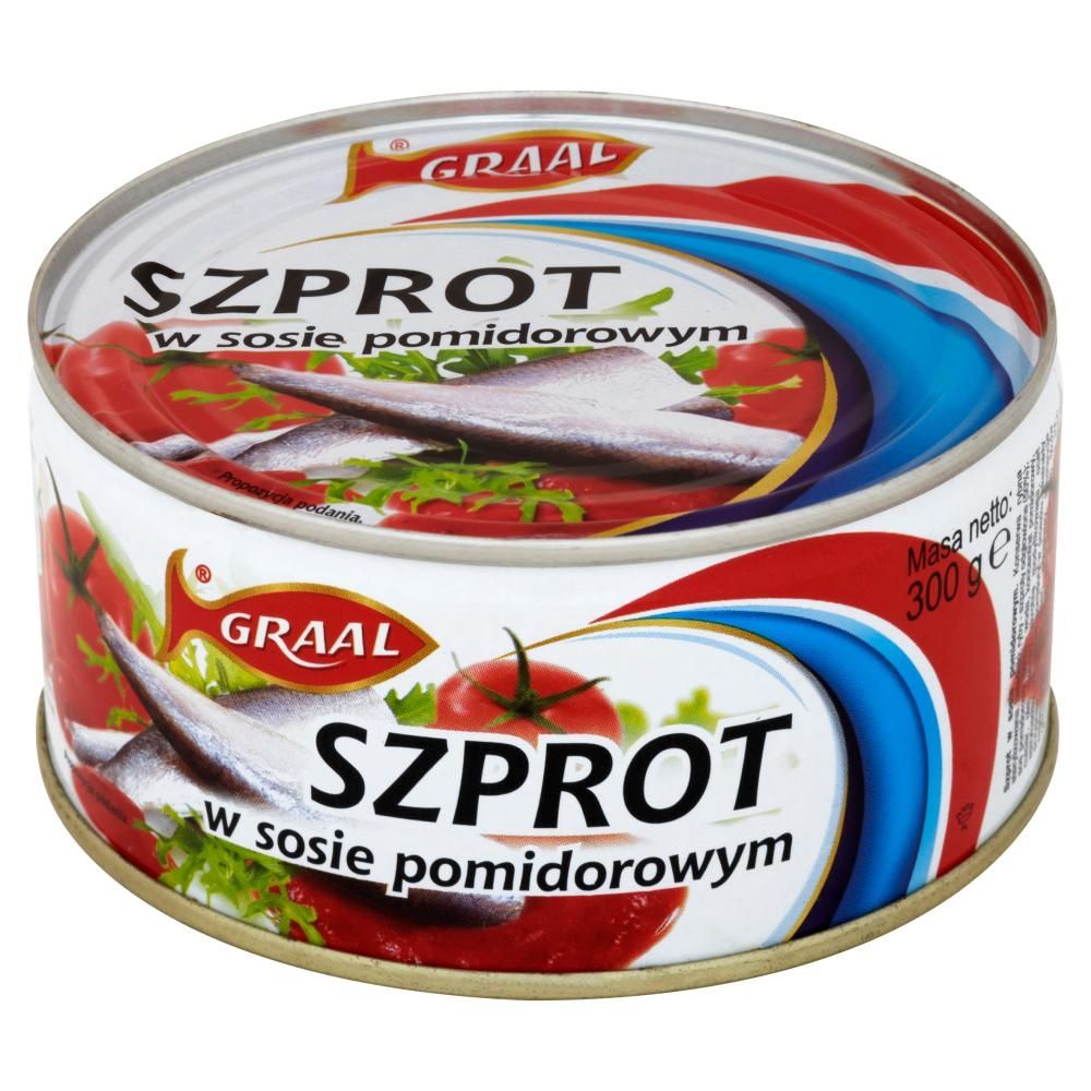 GRAAL Szprot w sosie pomidorowym 300 g