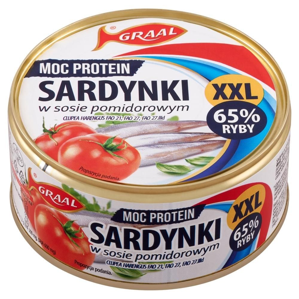 Graal XXL Sardynki w sosie pomidorowym 300 g