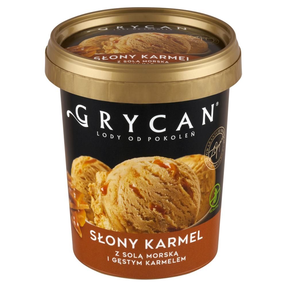 Grycan Lody słony karmel z solą morską i gęstym karmelem 480 ml