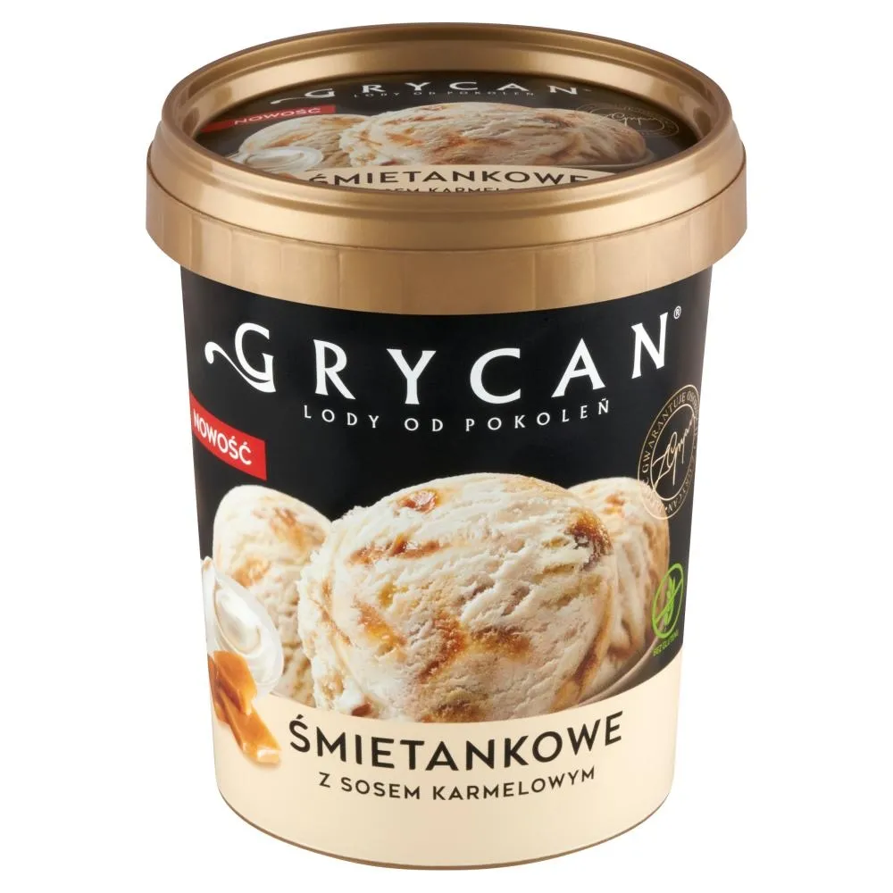 Grycan Lody śmietankowe z sosem karmelowym 480 ml