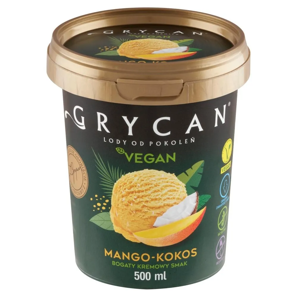 Grycan Vegan Lody mango-kokos 500 ml