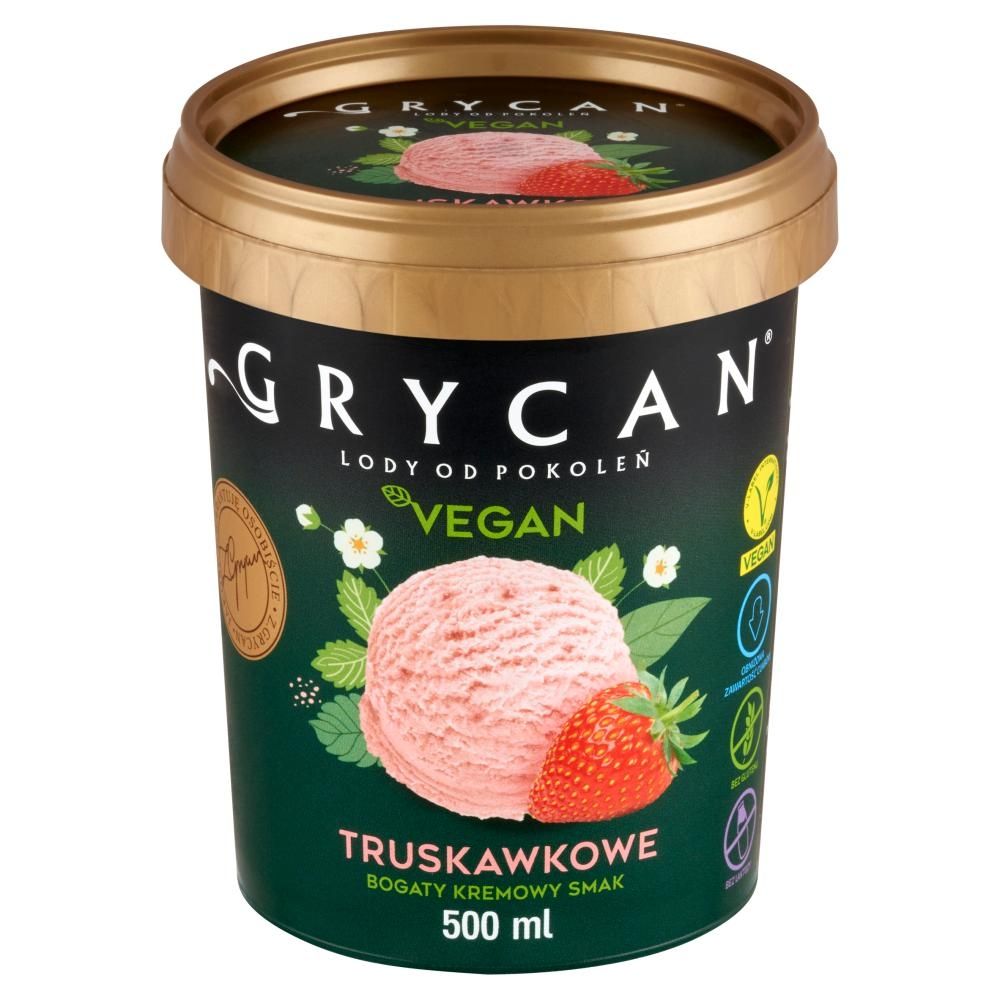 Grycan Vegan Lody truskawkowe 500 ml