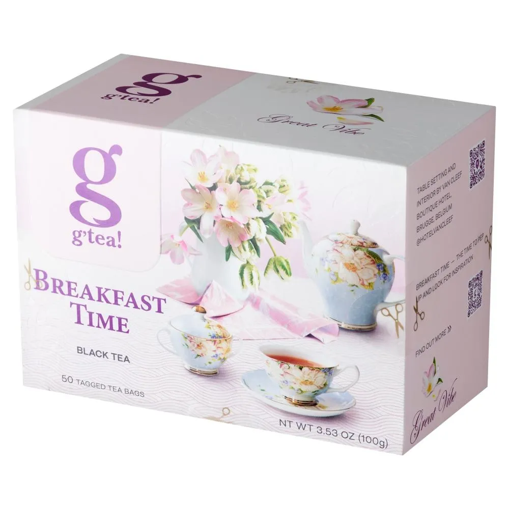 G'tea! Breakfast Time Czarna herbata 100 g (50 x 2 g)