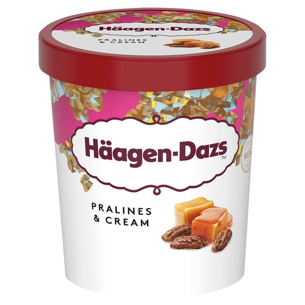 Häagen-Dazs Lody waniliowe z sosem karmelowym i orzechami pekan 460 ml