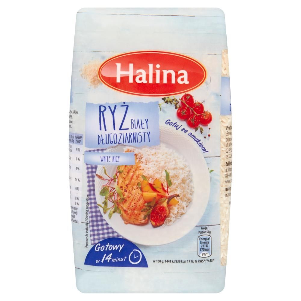 Halina Ryż biały długoziarnisty 1 kg