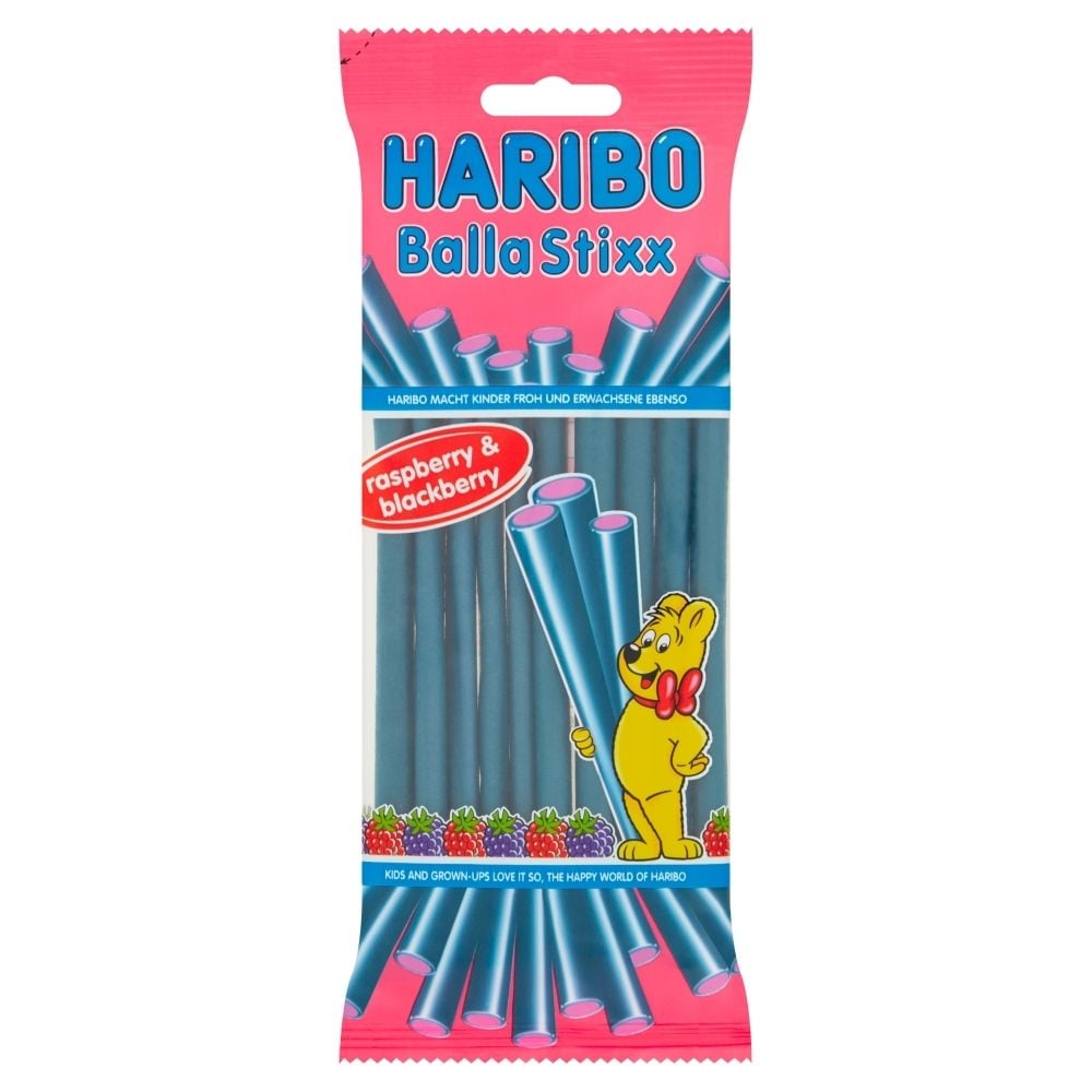 Haribo Balla Stixx Żelki Owocowe O Smaku Truskawki I Jeżyny 80 G ...