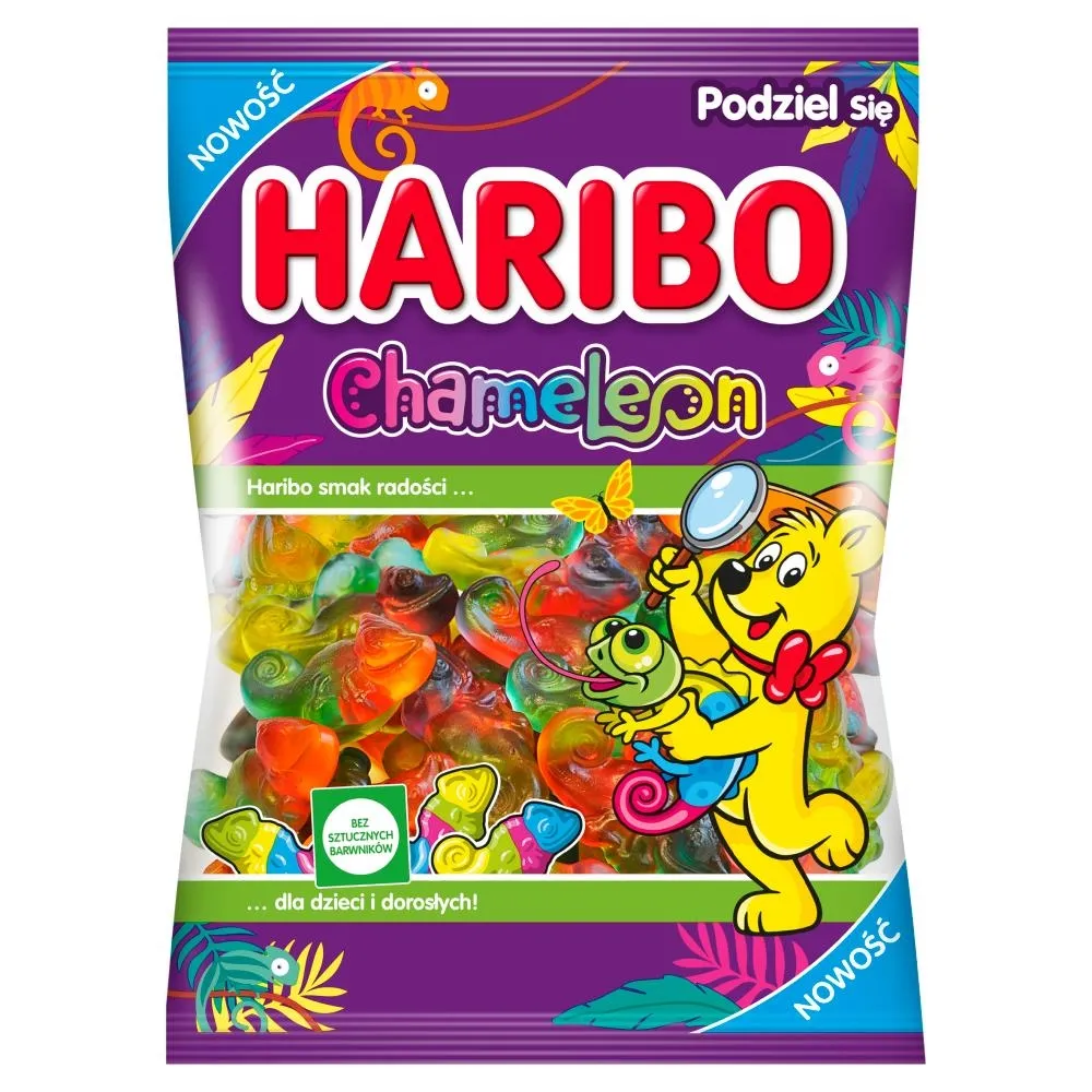 Haribo Chameleon Żelki o smaku owocowym 160 g