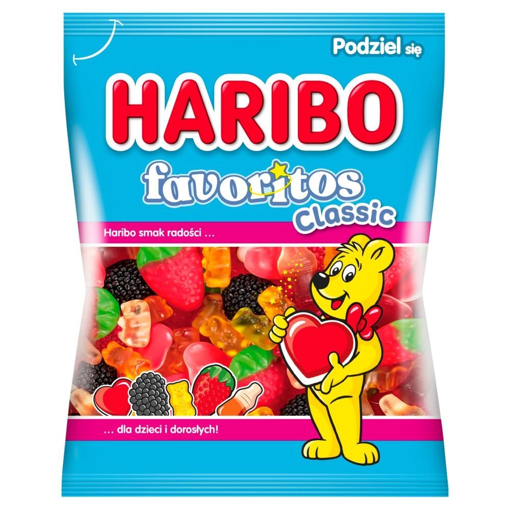 Haribo Favoritos Classic Żelki o samu owocowym część o smaku coli 150 g