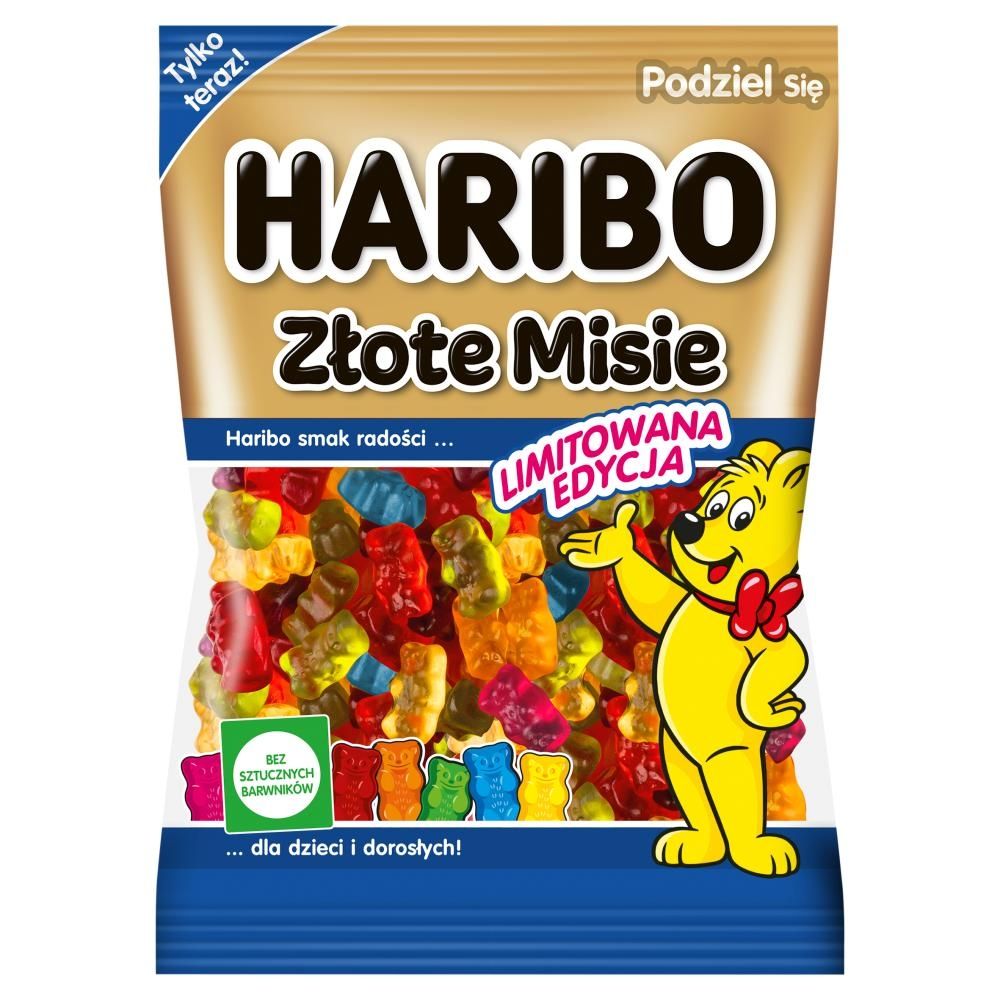 Haribo Złote Misie Żelki o smaku owocowym 175 g