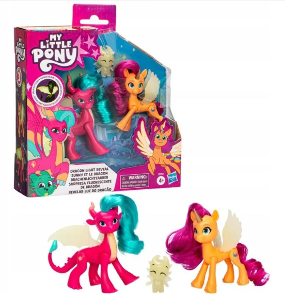 HASBRO MY LITTLE PONY MAGIA SMOCZEGO ŚWIATŁA 3-PAK FIGUREK