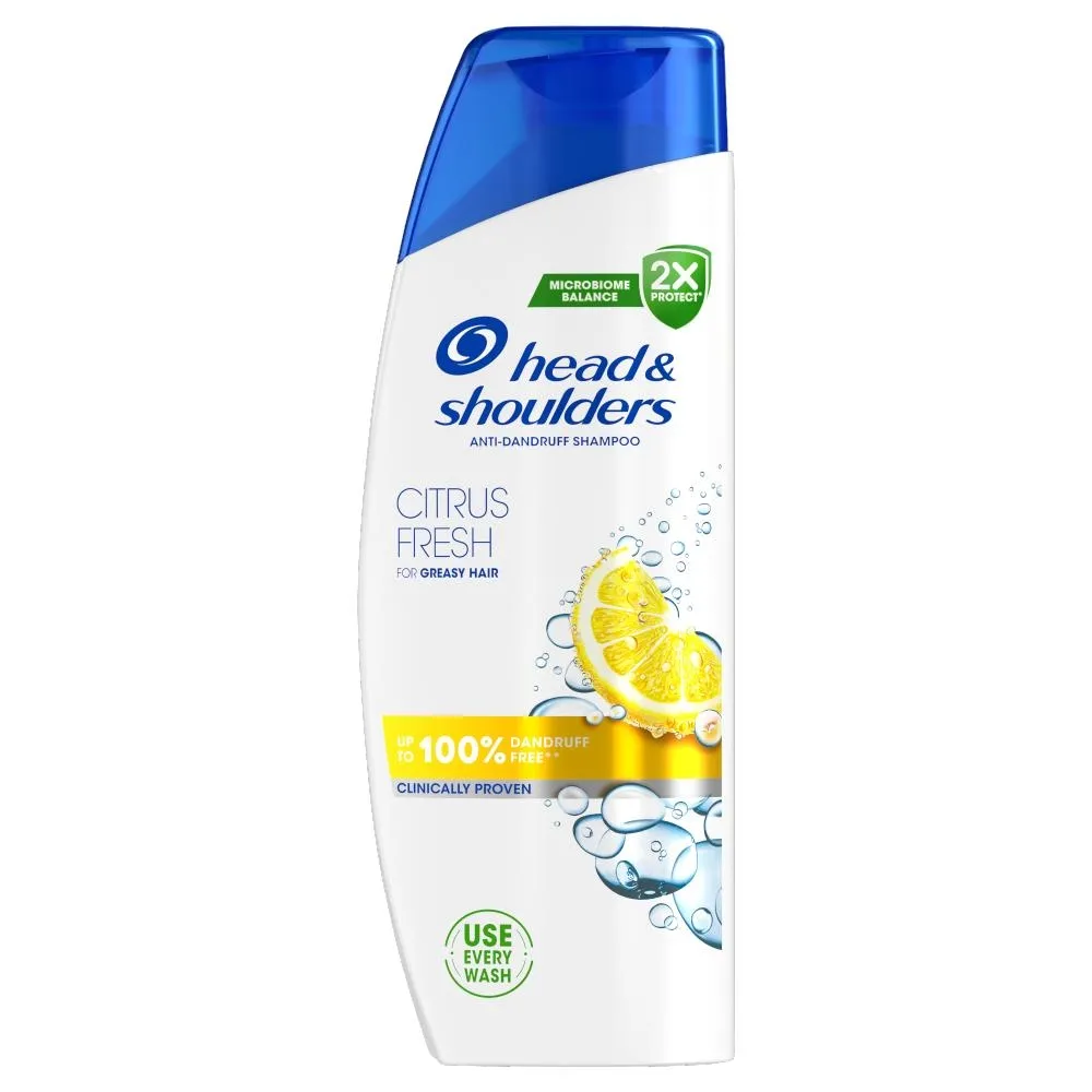 Head & Shoulders Citrus Fresh Codzienny Szampon Przeciwłupieżowy 250 ml do Włosów Tłustych