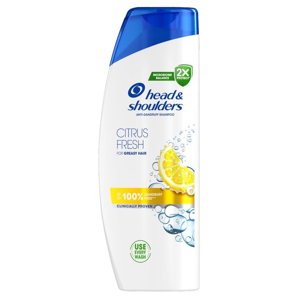 Head & Shoulders Citrus Fresh Codzienny Szampon Przeciwłupieżowy 400 ml do Włosów Tłustych