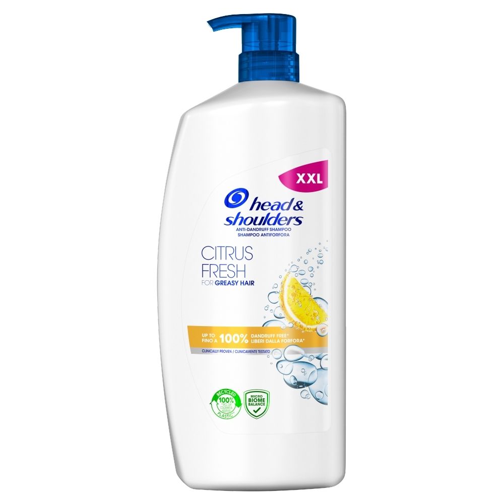 Head & Shoulders Citrus Fresh Szampon przeciwłupieżowy – usuwa do 100% łupieżu, 900 ml