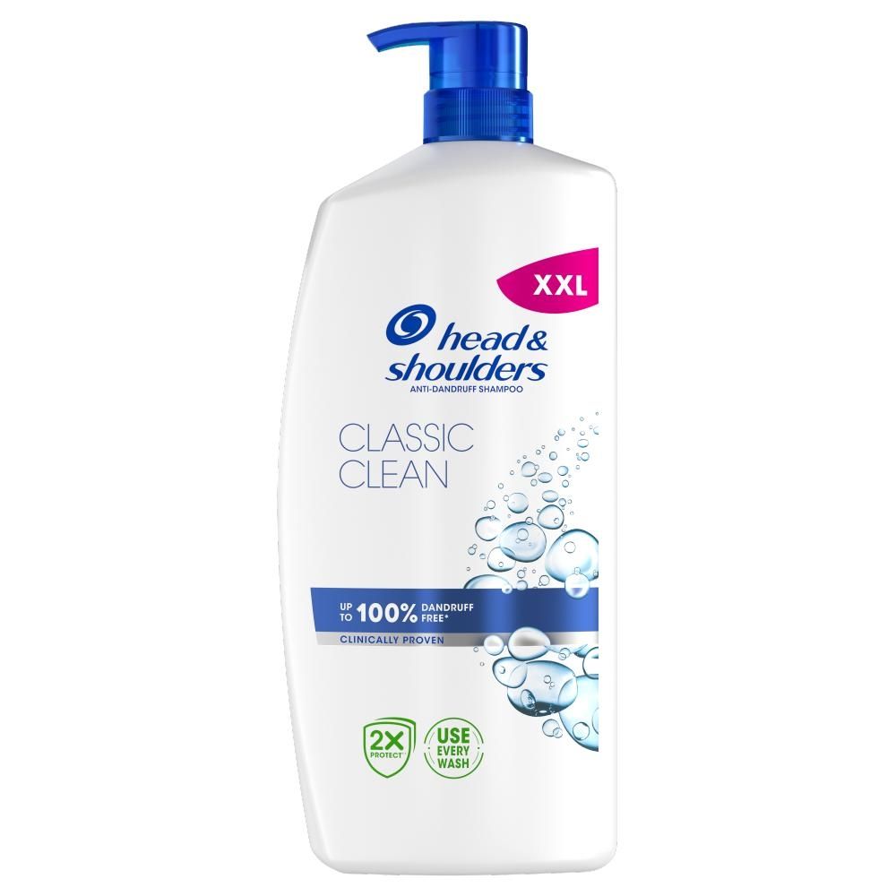 Head & Shoulders Classic Clean Codzienny Szampon Przeciwłupieżowy 800 ml z Pompką