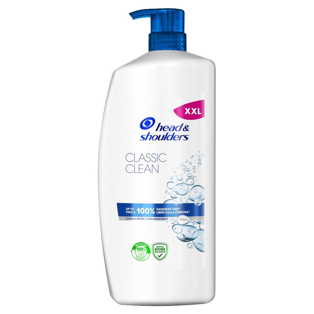 Head & Shoulders Classic Clean Szampon przeciwłupieżowy – usuwa do 100% łupieżu,  900ml