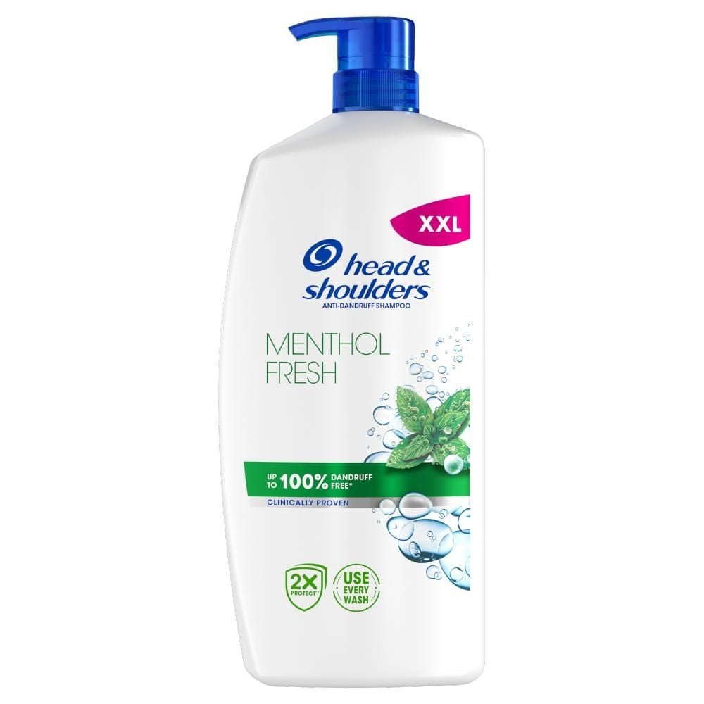 Head & Shoulders Menthol Fresh Codzienny Szampon Przeciwłupieżowy 800 ml z Pompką