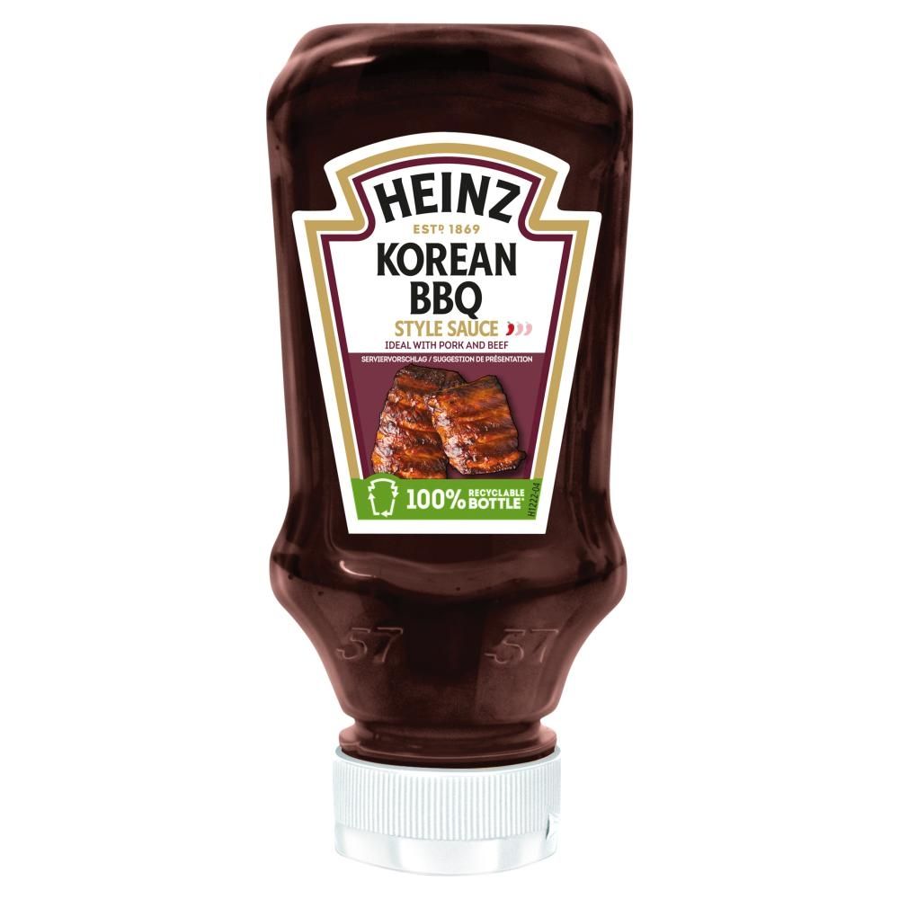 Heinz Słodki sos barbecue w stylu koreańskim z sosem sojowym 265 g