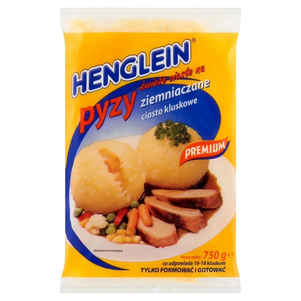 Henglein Świeże ciasto na pyzy ziemniaczane 750 g