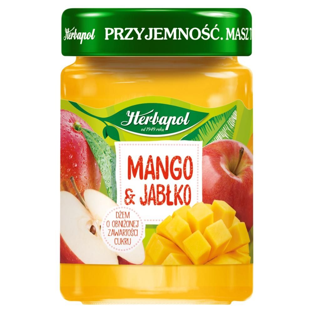 Herbapol Dżem o obniżonej zawartości cukru mango & jabłko 280 g