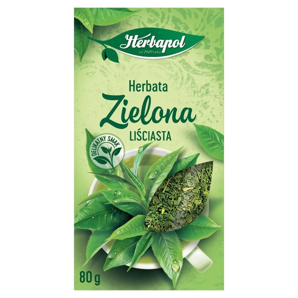 Herbapol Herbata zielona liściasta 80 g