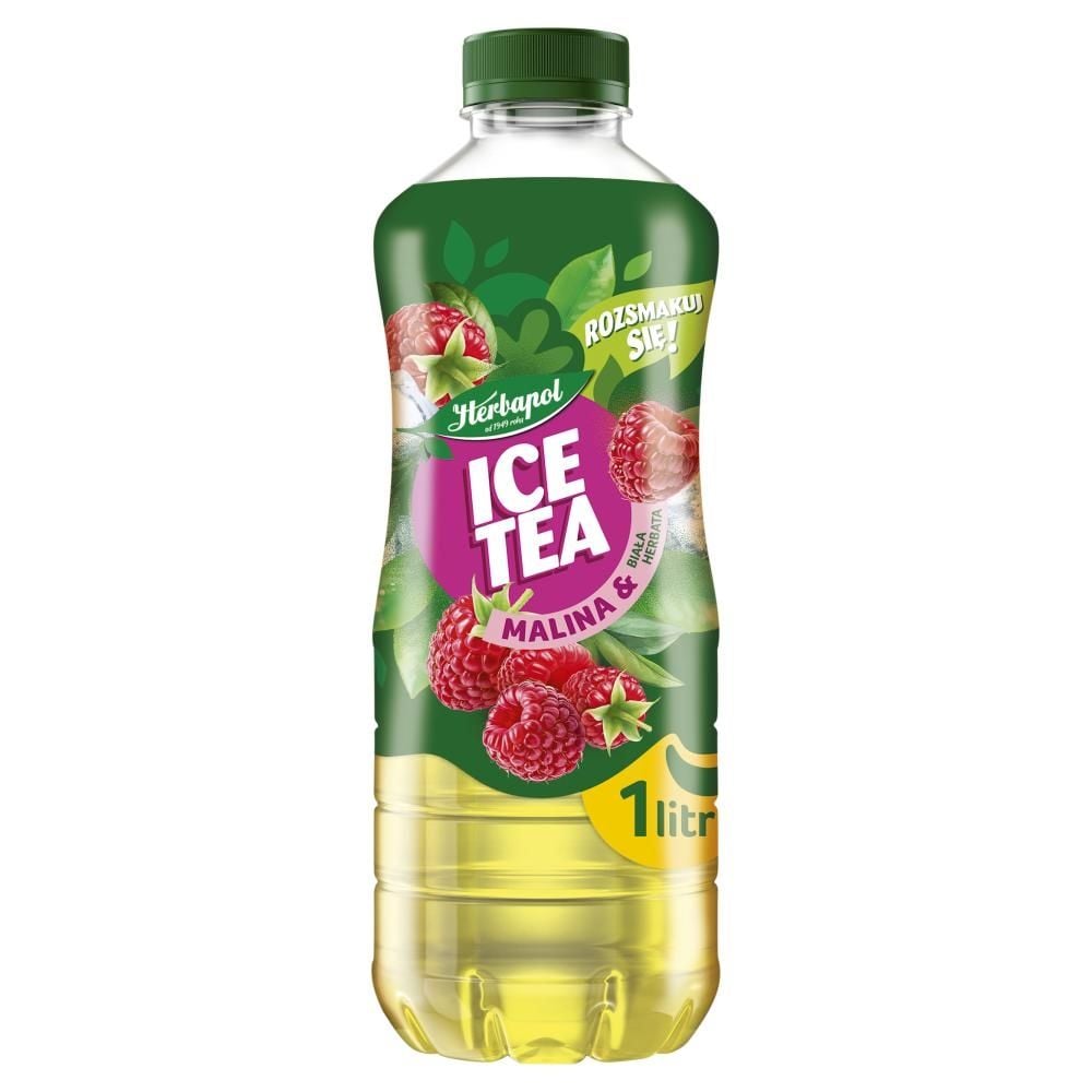 Herbapol Ice Tea Napój owocowo-herbaciany malina & biała herbata 1 l