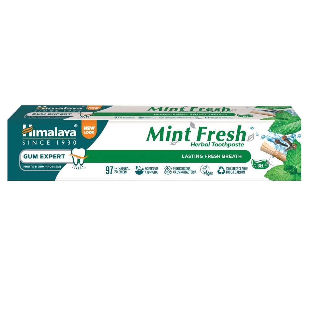 Himalaya Gum Expert Ziołowa pasta do zębów w żelu odświeżająca oddech Mint Fresh 75 ml