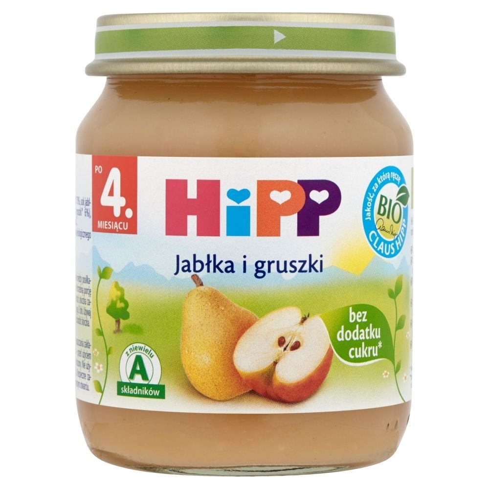 HiPP BIO Jabłka i gruszki po 4. miesiącu 125 g