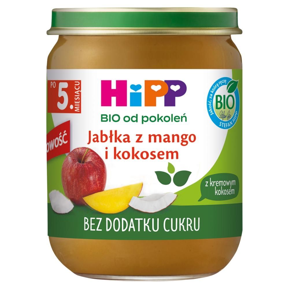 HiPP BIO Jabłka z mango i kokosem po 5. miesiącu 160 g