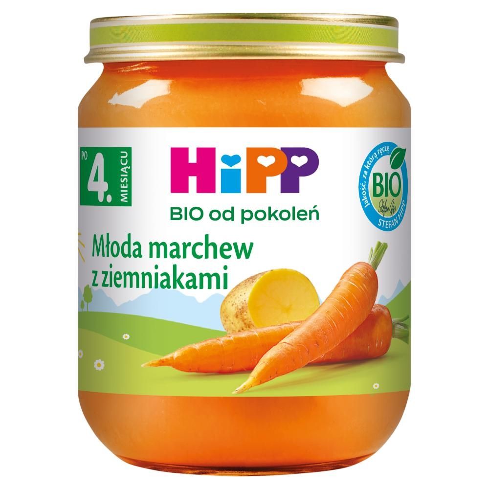 HiPP BIO Młoda marchew z ziemniakami po 4. miesiącu 125 g