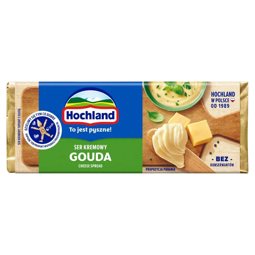 Hochland Ser kremowy gouda 90 g