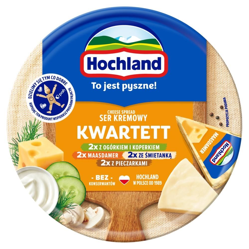 Hochland Ser kremowy kwartett 180 g