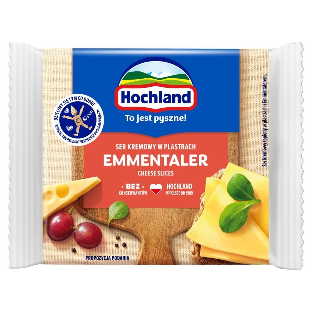 Hochland Ser kremowy w plastrach emmentaler 130 g