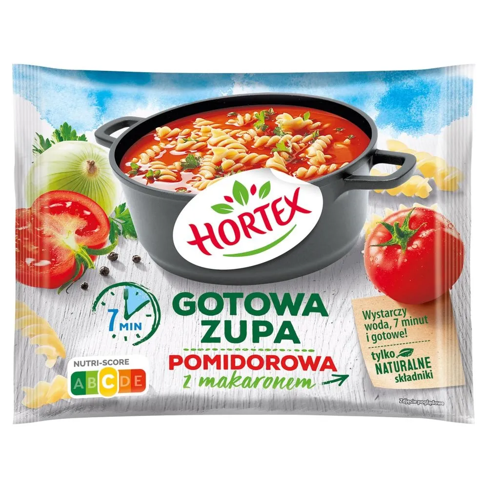 Hortex Gotowa zupa pomidorowa z makaronem 350 g