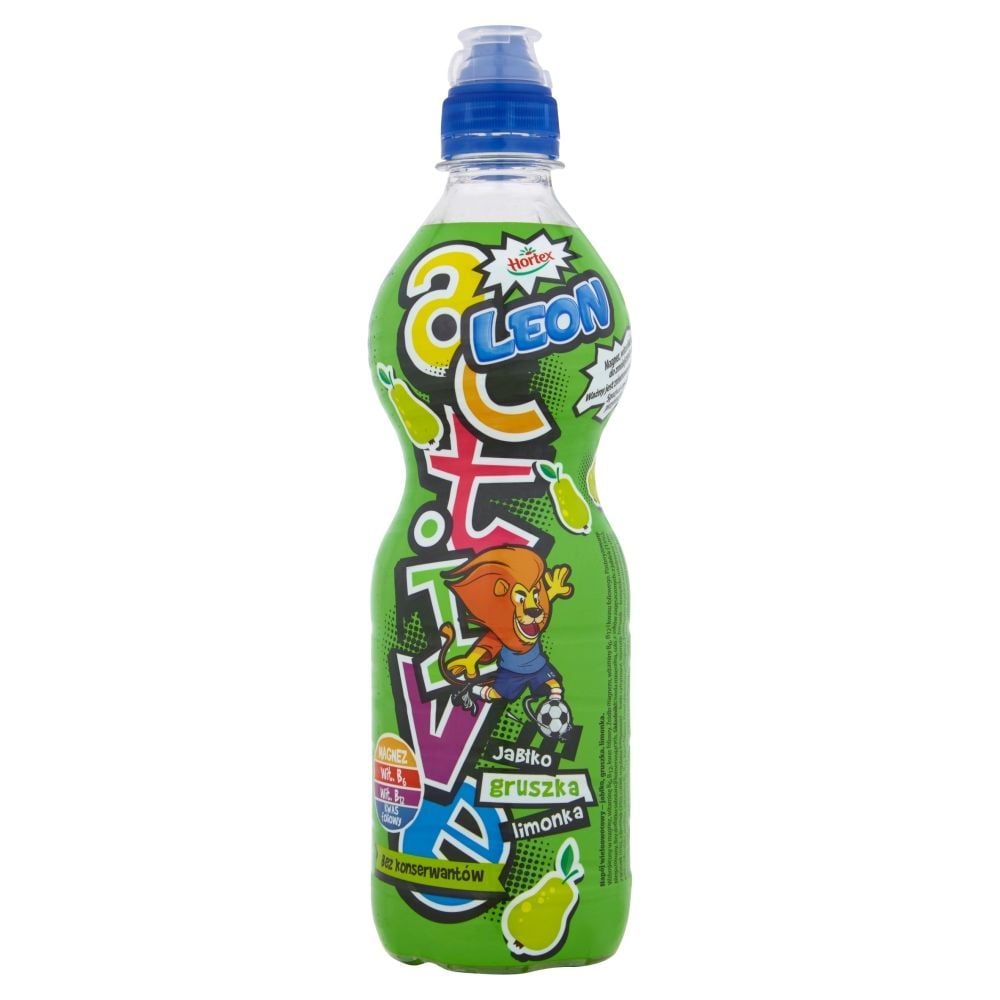 Hortex Leon Active jabłko gruszka limonka Napój 500 ml