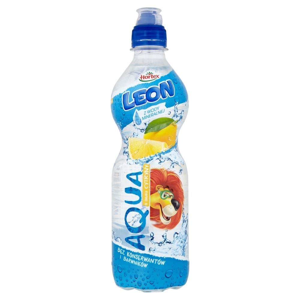 Hortex Leon Aqua o smaku cytryny Napój niegazowany 500 ml