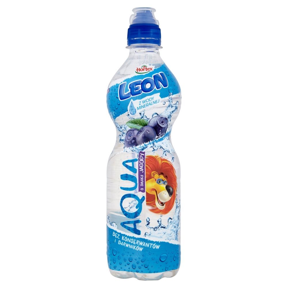 Hortex Leon Aqua o smaku jagody Napój niegazowany 500 ml