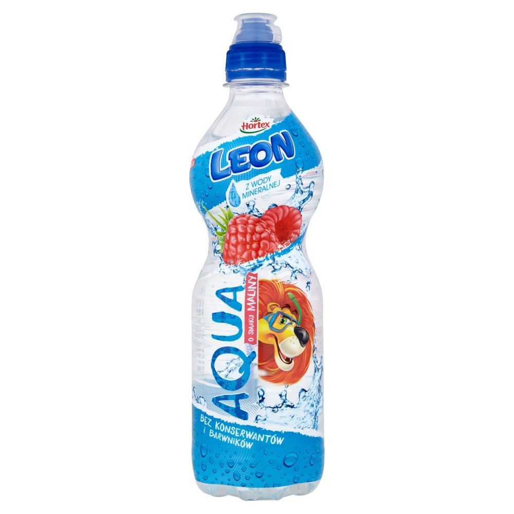 Hortex Leon Aqua o smaku maliny Napój niegazowany 500 ml