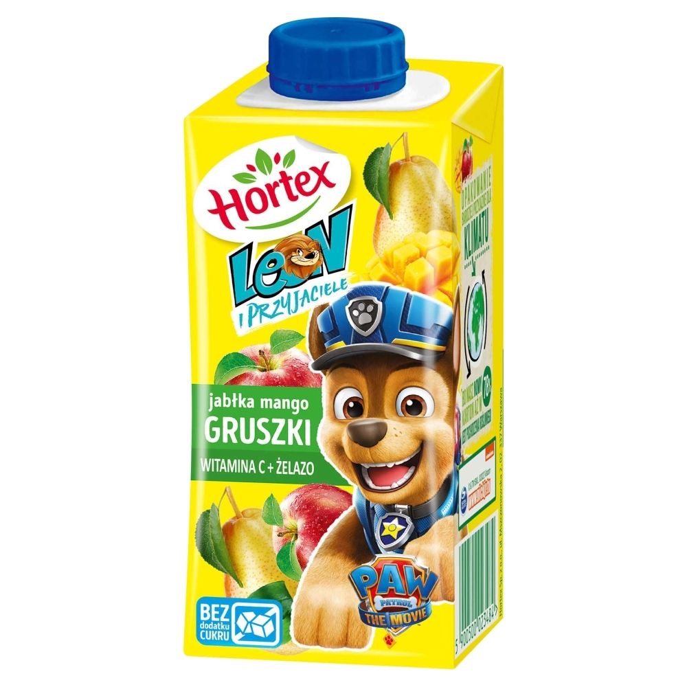 Hortex Leon i Przyjaciele Napój wieloowocowy jabłka mango gruszki 200 ml