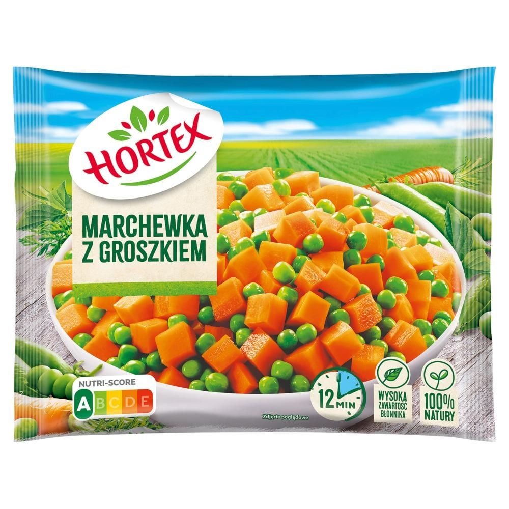 Hortex Marchewka z groszkiem 450 g