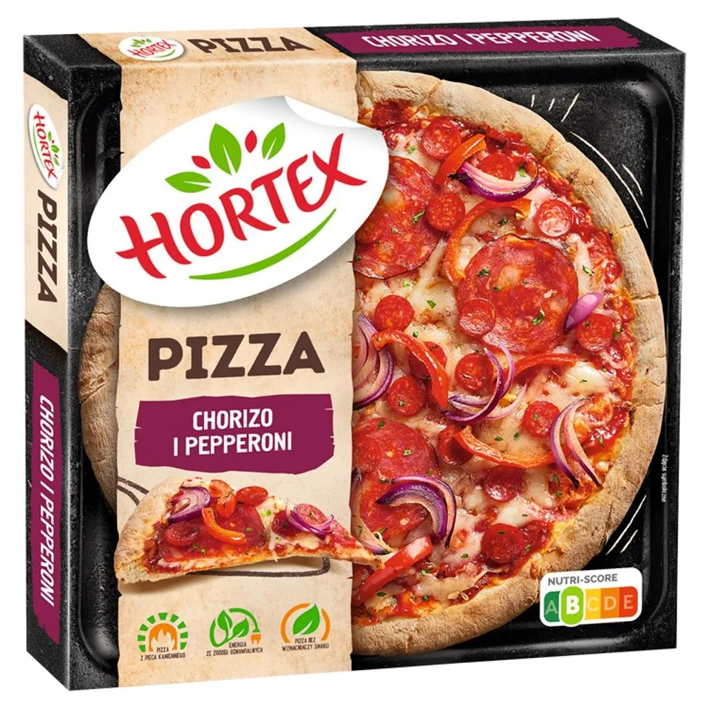 Hortex Pizza chorizo i pepperoni 370 g