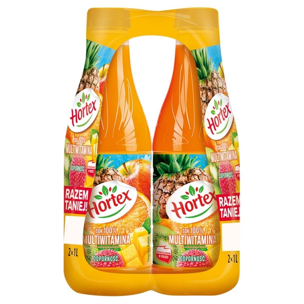 Hortex Sok 100 % multiwitamina 2 x 1 l